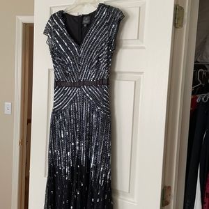 Adrianna paperless black silver size 4 P